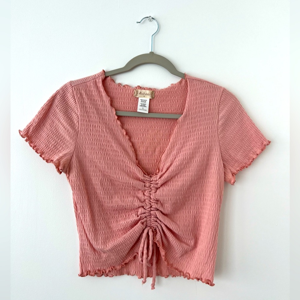 Altar’d State Light Pink Crop Top